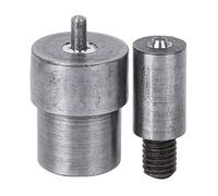 HEEPDD Set di Stampi per Occhielli, Punzonatrice Manuale per Occhielli da 3 Mm a 20 Mm, per Rivetti con Chiusura a Scatto, Pressa Manuale in Acciaio 45# per Riparazione Bagagli, Scarpe da (45#