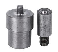 HEEPDD Set di Stampi per Occhielli, Punzonatrice Manuale per Occhielli da 3 Mm a 20 Mm, per Rivetti con Chiusura a Scatto, Pressa Manuale in Acciaio 45# per Riparazione Bagagli, Scarpe da (45#