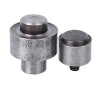 HEEPDD Set di Stampi per Occhielli, Punzonatrice Manuale per Occhielli da 3 Mm a 20 Mm, per Rivetti con Chiusura a Scatto, Pressa Manuale in Acciaio 45# per Riparazione Bagagli, Scarpe da (45#