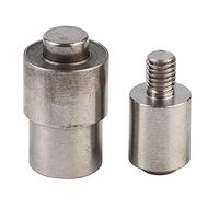 HEEPDD Set di Stampi per Occhielli, Punzonatrice Manuale per Occhielli da 3 Mm a 20 Mm, per Rivetti con Chiusura a Scatto, Pressa Manuale in Acciaio 45# per Riparazione Bagagli, Scarpe da (45#