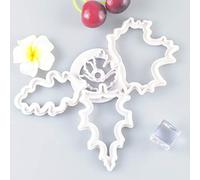 HEEPDD Set di Taglierini per Foglie Autunnali di Natale da 4 Pezzi, Plastica per Alimenti, Facile da Usare, Ideale per Cuocere Al Forno le Foglie Autunnali e Decorare i Biscotti del Ringraziamento