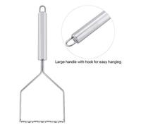 HEEPDD Set di Utensili da Maschera di Patate in Acciaio Inossidabile, Durevole per facilità, Cassaforte per la Lavastoviglie, purè di Patate, Frutta, Verdura, Insalata, per Vari Piatti e Dessert