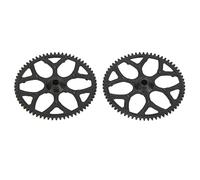 HEEPDD Set Ingranaggi per Elicotteri RC, Pezzi di Ricambio Ingranaggio Principale in Plastica, 2 Pezzi K100.014 per V911S XK K110 K110S, Ricambio Leggero 4g per Riparazione Elicotteri RC