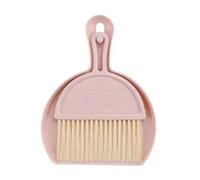 HEEPDD Set Piccolo di Scopa e Paletta, Formato Mini, Efficace Rimozione della Polvere, Perfetto per le necessità Quotidiane di Uffici e Scrivanie (PINK)