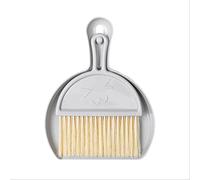 HEEPDD Set Piccolo di Scopa e Paletta, Formato Mini, Efficace Rimozione della Polvere, Perfetto per le necessità Quotidiane di Uffici e Scrivanie (GREY)