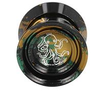 HEEPDD Sfera Yoyo in Lega di Alluminio Premium con Stringhe 3pcs a Guanto, Rotazione Stabili e Prestazioni Eccellenti, per i Giocatori Avanzati (#2)