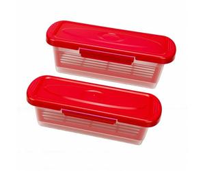 HEEPDD Shaker per Pastella di Pesce, 2 Pezzi, Ciotole per Impanare in PP con Coperchi Sigillanti e Vassoi per Briciole, Rivestimento Che Non Disordina per Ali di Pollo, Pesce, Anelli di Cipolla,