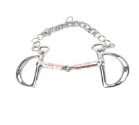 HEEPDD Snaffle a Fessura in Acciaio Inossidabile, con Controllo a Scatto a Cavo a Cavo