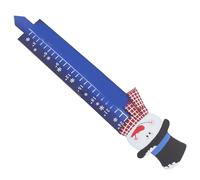 HEEPDD Snowflake Snow da 24 Pollici, Asta di Misurazione del Cortile in Acciaio Inossidabile per Decorazioni Natalizie, Misurazione di Nevicate su Larga Scala