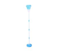 HEEPDD Soffiatore da Tavolo per Macchine per da Esterno, Regolabile in Altezza, Ricaricabile, con 10 Fori, Bacchetta Staccabile per Musica a LED, per Feste in Campeggio, Prato, Giardino con (BLUE)