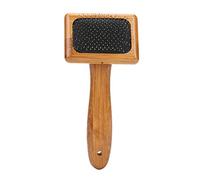 HEEPDD Spazzola per Cani Slicker Strumento Professionale per Toelettatura di Animali Domestici per Cani a Pelo Medio Lungo Gatti Rimuove Efficacemente i Sciolti con Perni Morbidi e Curvi Il Manico