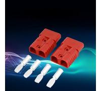 HEEPDD Spina A Connessione Rapida da 175 A 600 V Connettore Rosso per Batteria per Verricelli con Bloccaggio Sicuro Alta conduttività e Design Leggero Ideale per Gli Operatori di Veicoli Fuoristrada