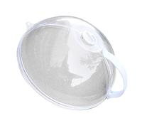 HEEPDD Splatter Forno a Microonde Trasparente Copri il Coperchio in Plastica Resistente Ad Alta Temperatura per Foro di Sfiato per Dissipazione del Calore, Leggero e Pratico per il (Minitipo)