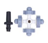 HEEPDD Spruzzatore per Irrigazione Sospeso, Ugello Nebulizzatore in Plastica, 50 Set per Il Raffreddamento del Giardino, della Serra e del Prato, Atomizzazione Fine per la Cura delle Piante