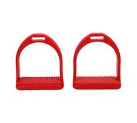 HEEPDD Staffe per Equitazione, Staffe per Sella per Cavallo con Battistrada in Gomma Antiscivolo e Pedana Ergonomica Ampia per Club Equestri Lezioni di Equitazione per Bambini (Piccolo 9,17 X 1,5