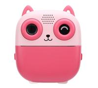HEEPDD Stampa Termica Portatile 48 MP 1080p Stampa Istantanea Dual HD Camera HD per Bambini Viaggiare Video Absdigital Video Music Game Batteria da 1300 MAh Batteria (PINK)