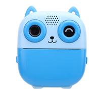 HEEPDD Stampa Termica Portatile 48 MP 1080p Stampa Istantanea Dual HD Camera HD per Bambini Viaggiare Video Absdigital Video Music Game Batteria da 1300 MAh Batteria (BLUE)