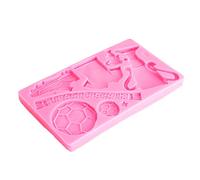 HEEPDD Stampi Al Cioccolato Fondente Silicone Facili per la Padella Fai -da -te per la Decorazione di Cupcake Rosa