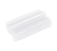 HEEPDD Stampi per Cera Vuoti Trasparenti da 100 Pezzi, Materiale PET per Realizzare Candele e Saponi, Ideali per Progetti Fai da Te e Appassionati di Artigianato (Cerchio)