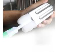 HEEPDD Stampi per Ghiaccioli in Acciaio Inossidabile, Set per Gelatiera Riutilizzabile con 10 Pezzi e 100 Bastoncini per Raduni Estivi Pennello per Imbuto a Congelamento Rapido Incluso Perfetto per