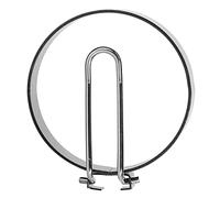 HEEPDD Stampo per Anelli per Uova in Acciaio Inossidabile, Stampo per Uova in Camicia Antiaderente Rotondo per Friggere con Manico, per Preparare Colazione Muffin all' Panini Pancake Pasti per