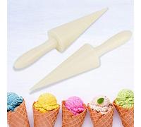 HEEPDD Stampo per Gelato Molto Duro, Materiale ABS, Lungo 23,5 Cm, Perfetto per Coni Gelato Fai-da-te
