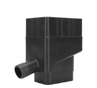 HEEPDD Standard degli Svantaggi dell'Acqua Piovana per Il Calo, Riutilizzabile per L'irrigazione Il Materiale del Giardino - ABS (Black)