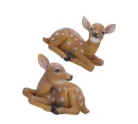 HEEPDD Statua di Cervo Sika, Ornamento da Giardino con Colori Vivaci e Design Ad Alta Simulazione, Materiale Sintetico di Squisita Fattura, Resistente Alle Intemperie per Uso Esterno, Perfetto per