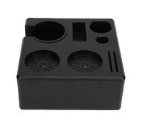 HEEPDD Stazione di Pigiatura del caffè, Materiale ABS con Base Antiscivolo, Supporto Portafiltro Multifunzionale e Contenitore, Organizer per caffè da 7,1x7,1 Pollici per Baristi