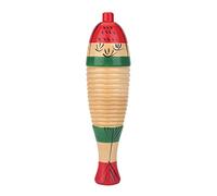 HEEPDD Strumento a Percussione Guiro a Forma di Pesce in Legno, Aspetto Colorato, Sicuro per Bambini, Senso del Ritmo, Bambini Ideali