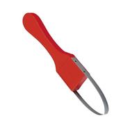 HEEPDD Strumento di Erbacce Manuale del Ciclo di Ferro per Erbacce e Piantagioni Rapide - Weeder a Loop a Mano Compatto per Piccoli Giardini (Rosso)