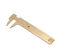 HEEPDD Strumento di Misurazione del Righello per Calibri di Scorrimento di Scorrimento in Ottone Vintage, Doppia Scale, per Misurazioni Giornaliere Strumenti di Misurazione (Doppia scala 100mm)