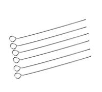 HEEPDD Strumento per Striature Cellulari per Strumento di Inoculazione in Polipropilene, Ansa per Inoculazione in Nichelcromo, di Riutilizzabile da 50 Pezzi per la Ricerca di Laboratorio e