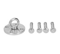 HEEPDD Supporto da Soffitto per Amaca Yoga Aerea, Piastra di Rigging in Acciaio Inossidabile 304 per Fitness Altalena, Supporta 500 Kg, Installazione Facile per Corde da Arrampicata Yoga per Interni