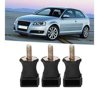 HEEPDD Supporto in Gomma per Pompa dell'aria Secondaria 06A133567A, Connettori a T per Vuoto a Montaggio Diretto Sostituzione, 3 Boccole in Plastica Durevoli per la Riduzione del Rumore nel