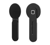 HEEPDD Supporto Magnetico per Telefono Portatile, Supporti per Laptop Force Supporto Laterale per Telefono Portatile in Lega di Alluminio con Tecnologia, per IOS 12 13 e Monitor di Computer, (BLACK)