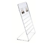 HEEPDD Supporto Organizer per Orecchini in Acrilico con Fori Distanziati con Precisione per Riporre Gioielli, Uso Personale, Vendita Al Dettaglio e marketing. (10PCS)