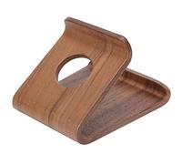 HEEPDD Supporto per Cellulare, Supporto per Tablet, Finitura in Noce Chiaro, Perfetto per l'uso in Ufficio e in Casa per Cellulare, in Legno, Materiale Regolabile per Ufficio e Scuola (Noce)
