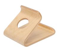 HEEPDD Supporto per Cellulare, Supporto per Tablet, Finitura in Noce Chiaro, Perfetto per l'uso in Ufficio e in Casa per Cellulare, in Legno, Materiale Regolabile per Ufficio e Scuola (Leggero)