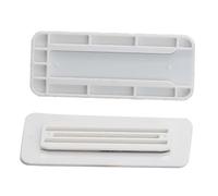 HEEPDD Supporto per Ciabatta, Montaggio a Parete Senza Trapano, Gestione dei Cavi Salvaspazio, con Adesivo Forte, per Organizzare Router, Prese Multiple Ed Elettronica