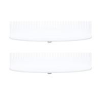HEEPDD Supporto per Extension per Capelli, Supporto in Acrilico per Salone e Uso Domestico, Organizer Durevole per Parrucche e Trame, 4 Pezzi per le necessità Quotidiane (WHITE)