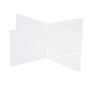 HEEPDD Supporto per Libri in Acrilico, Supporto per Libri Aperto Portatile Trasparente con Materiale Liscio e Resistente per Giornali, Riviste, di Testo, Display di Ricette