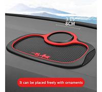 HEEPDD Supporto per Telefono Girevole a 360 Gradi, Tappetino in Gel Antiscivolo per Cruscotto dell'Auto, Facile Usare con Angolo di Visione Regolabile per Tutti i Modelli di Auto (#1)