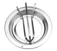 HEEPDD Supporto Verticale per Girarrosto di Pollo, Griglia per Arrostire in Acciaio Inossidabile per Barbecue e Forno, Ideale per Cucinare all'aperto e al Coperto