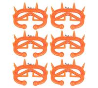 HEEPDD Svezzatori per Animali da 6 Pezzi, Attrezzature per lo Svezzamento in Plastica Robusta e per Vitelli, Mucche, Bovini e Cuccioli