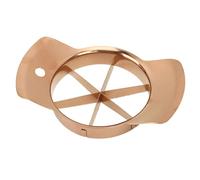 HEEPDD Tagliafrutta in Acciaio Inossidabile, Divisore a Cuneo per Frutta in Acciaio Inossidabile 304 per Mele e Arance, Taglio Senza Sforzo con Dimensioni 9,5x8,1 Cm (Oro rosa)