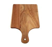 HEEPDD Tagliere per Pizza in Legno, Tagliere Reversibile con Manico, Piatto in Legno da 14 Once per Pizza, Formaggio, Salumi, Pane, Preparazione della Domestica (stile piatto)