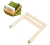 HEEPDD Taglierina, Cutter Sapone Set Filo Taglierina per Taglio di Sapone Utensile in Legno Manico in Legno Utensile Artigianato per Artigianato per Candela per Candela
