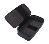 HEEPDD Taste di Forniture per la Scrivania e Distributori di Matite Casa di Matita, Materiale PU a Matita di Grande capacità per Biglietti da Visita Scolastica Cinghie Elastiche Nan (BLACK)