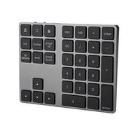 HEEPDD Tastierino Numerico Bluetooth, Tastierino Numerico Wireless Ricaricabile a 34 Tasti con Struttura in Alluminio Sottile da 0,4 Pollici 4,9 Once Ultra Leggero per l'immissione di Dati di